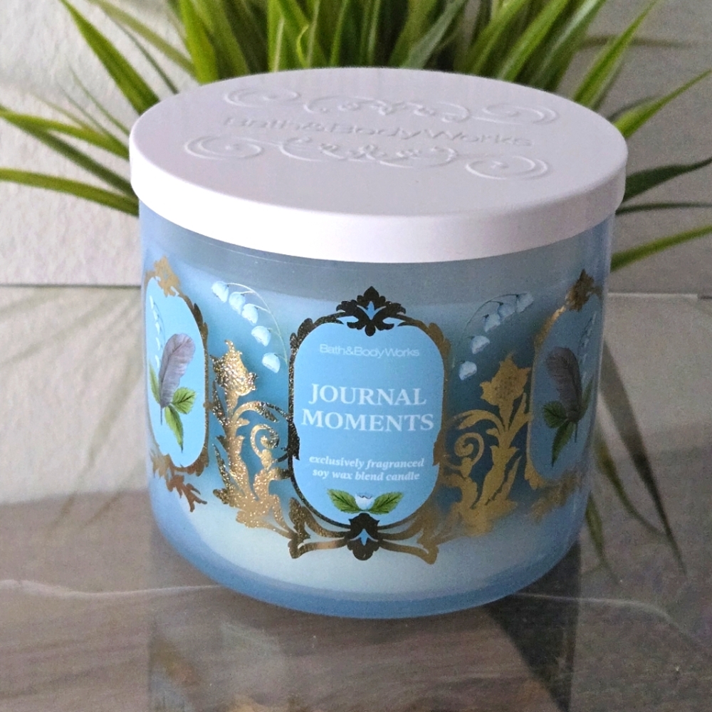 Journal Moments Bath & Body Works 3-Wick Candle